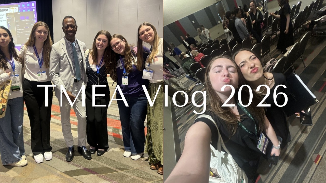 TMEA vlog pt 2!! - A week at the TMEA convention as a first time college student