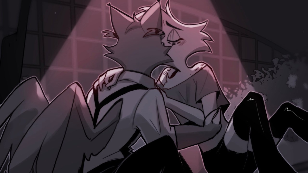 husk cant stand angel dust? - Hazbin Hotel comic dub