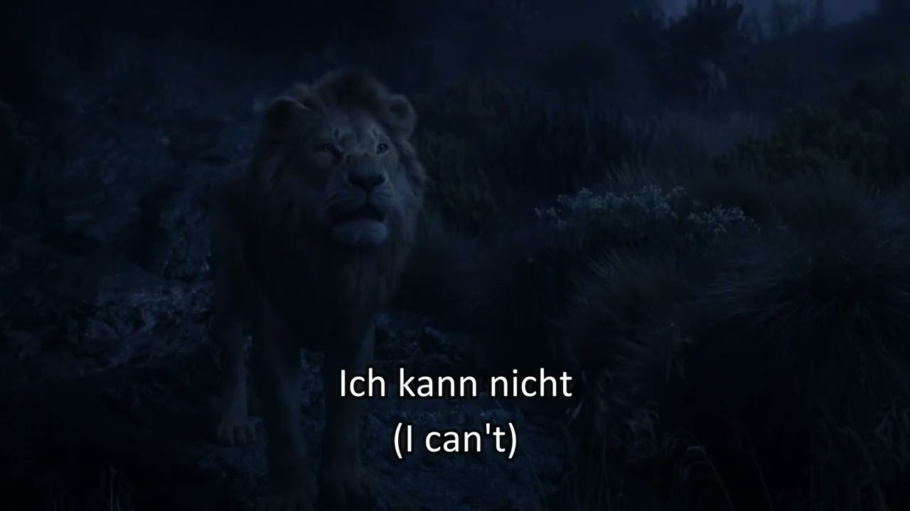 Lion King (2019) - Mufasa's ghost (German) Subs & Trans