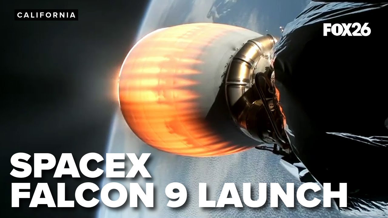 SpaceX Falcon 9 launches from Vandenberg with 27 Starlink satellites