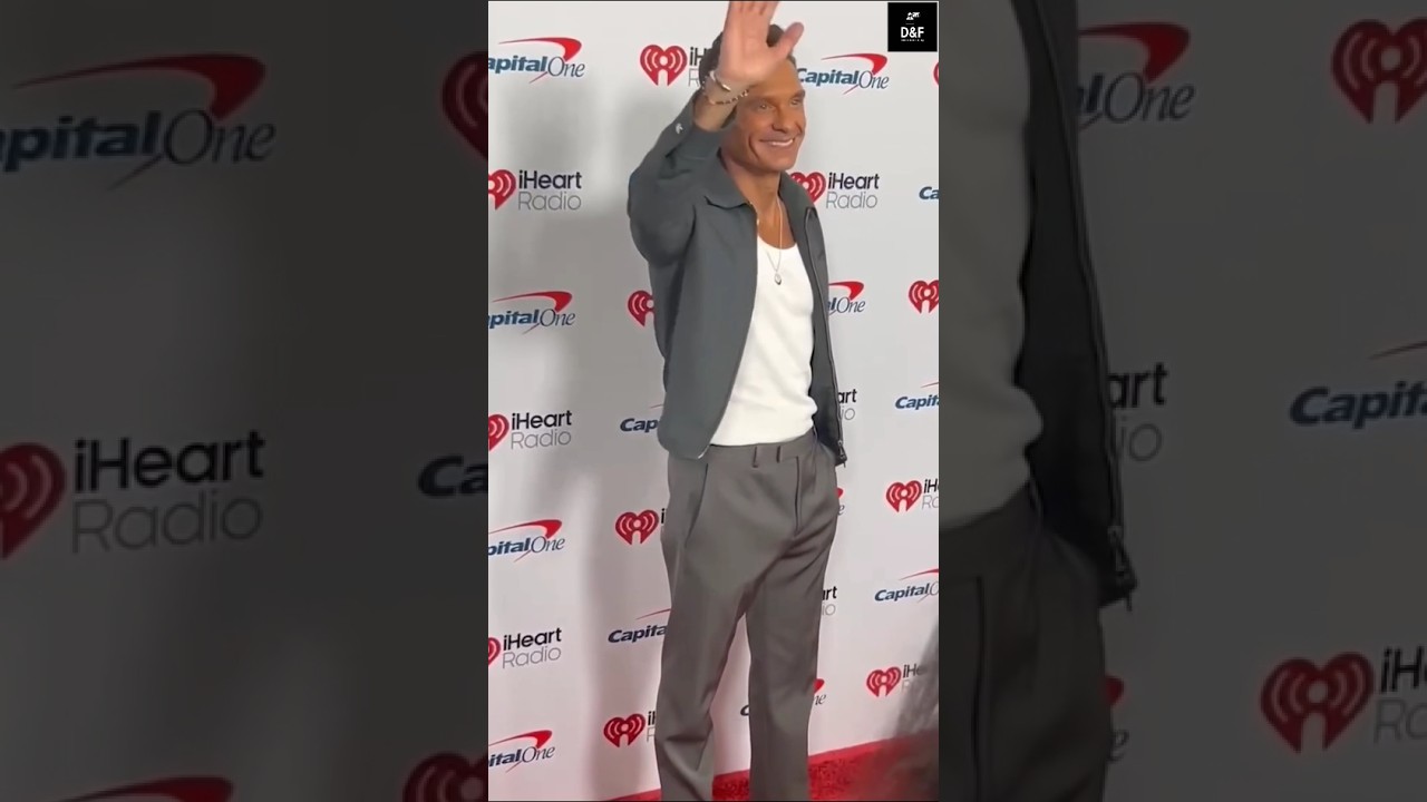 Ryan Seacrest Shines at iHeartRadio Music Festival in Las Vegas 🎶✨#ryanseacrest#music#iheartfestival