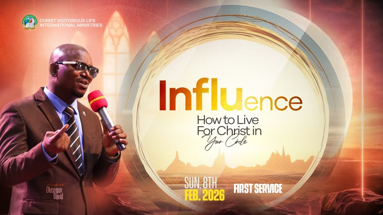 SUNDAY SERVICE - LIVING UNTO CHRIST - INFLUENCE FIRST SERVICE | 08-02-2026 | VICTORIOUS CHURCH AKOBO
