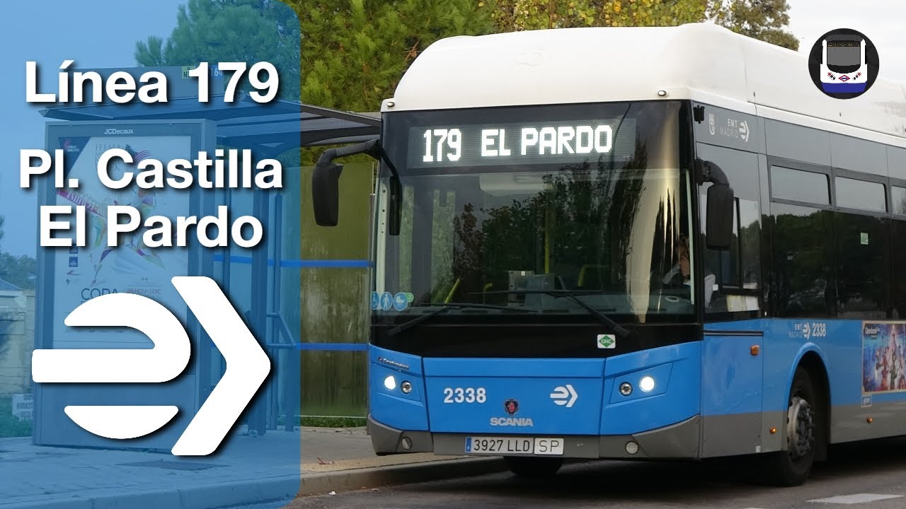 Viaje en la línea 179 de EMT Madrid | Plaza de Castilla - El Pardo