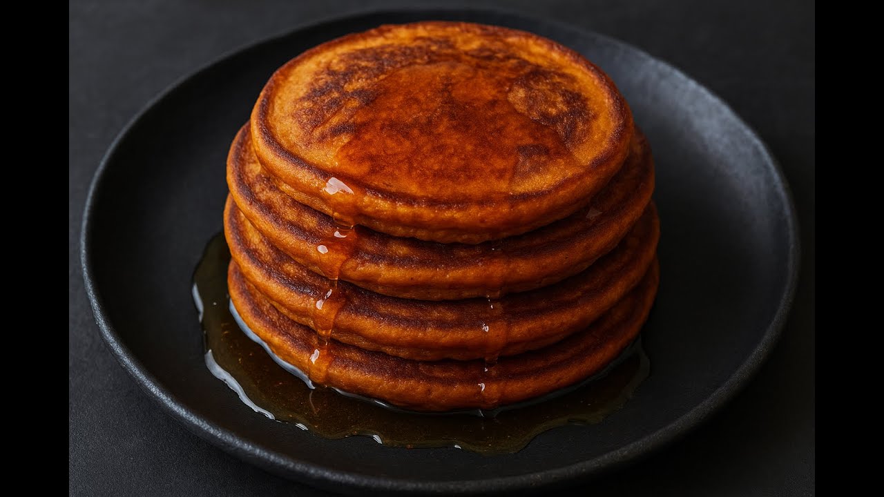 The softest, most fragrant pumpkin pancakes you’ve ever had — better than any café! 🥞