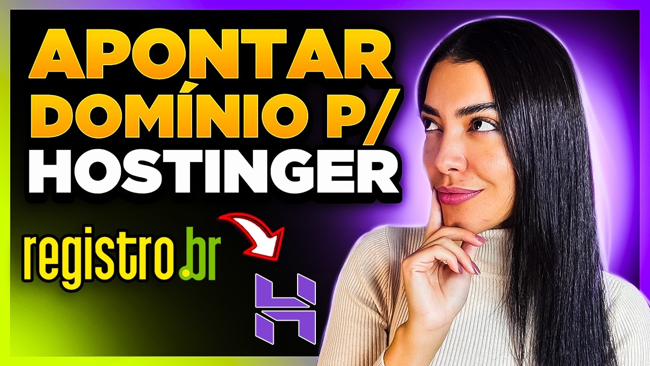 Como APONTAR DOMÍNIO no Registro Br para Hostinger [DNS Hostinger passo a passo]