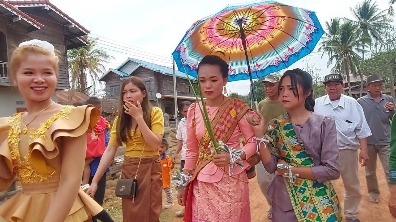 #แห่เขยหาเจ้าสาวค่าสินสอด 20ล้านกีบทอง2 สลึง วัว1ตัวอยู่ชนบท8/3/2021