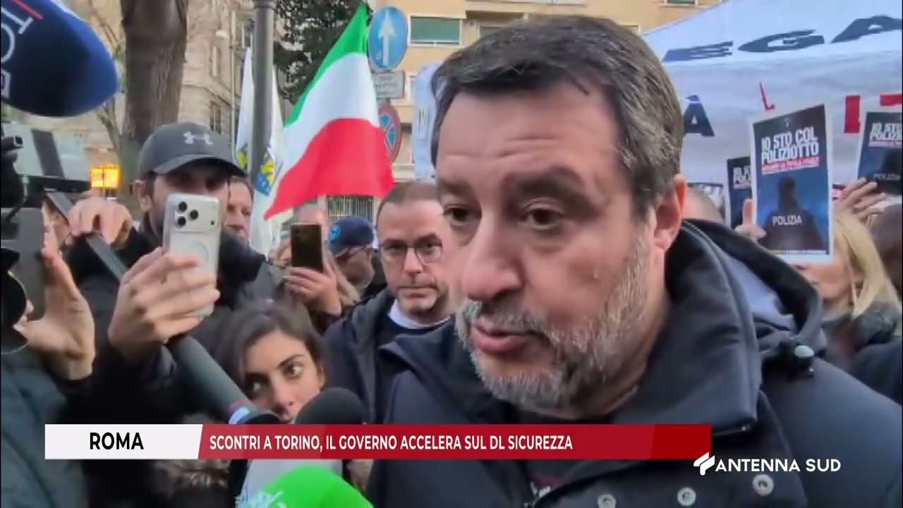 02 FEBBRAIO 2026   ROMA   SCONTRI A TORINO, IL GOVERNO ACCELERA SUL DL SICUREZZA
