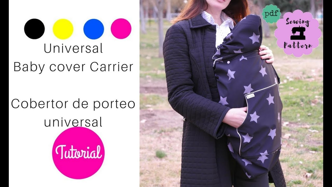 Cómo hacer un cobertor de porteo universal || Patrón de Costura