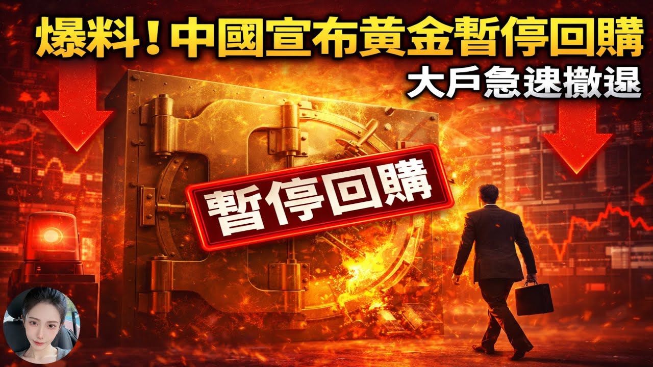 突發熔斷！中國黃金緊急「暫停回購」，最大的莊家開始撤退！你絕對看不懂的危險信號 #黃金 #金融危機 #中國黃金 #流動性陷阱
