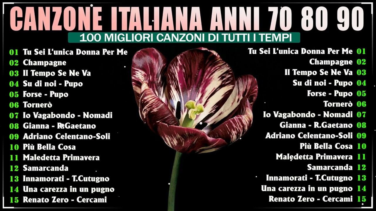 50 Migliori Canzoni Italiane anni 80 e 90 - Musica italiana anni '80 e '90 - Italienische musik