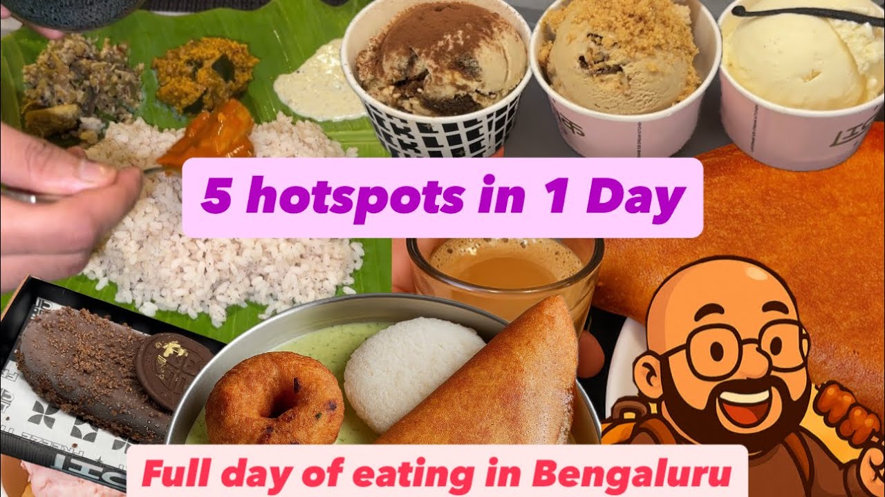 I Tried 5 Bangalore Hotspots in 1 Day 🤯 | Food, Pottery Town, LICK ice cream | hidden gems