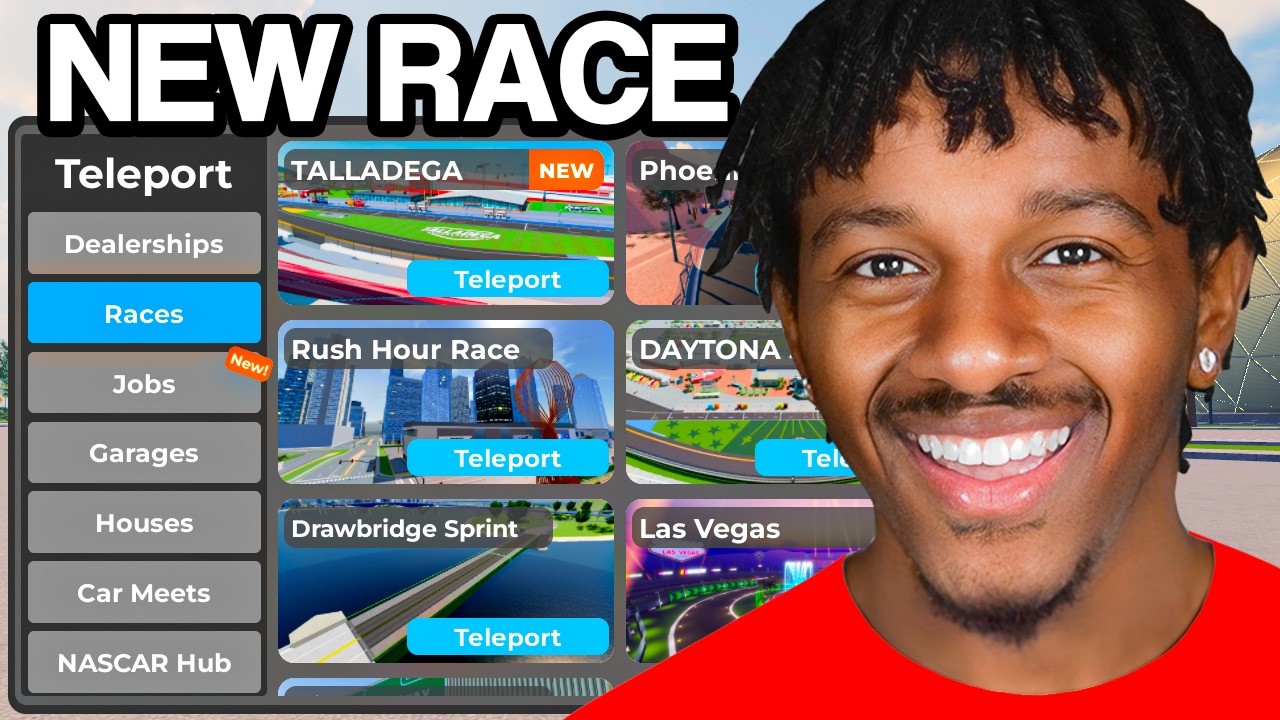 NEW RACE IN ROBLOX DRIVING EMPIRE