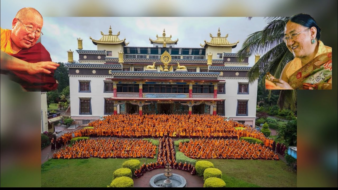 H.H. Kyabgon Gongma Trichen Rinpoche’s Visiting for preparation in Namdroling Monastery part 1
