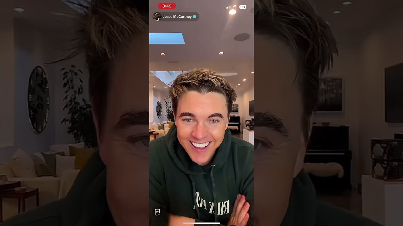 Jesse McCartney TikTok Live 8/8/24