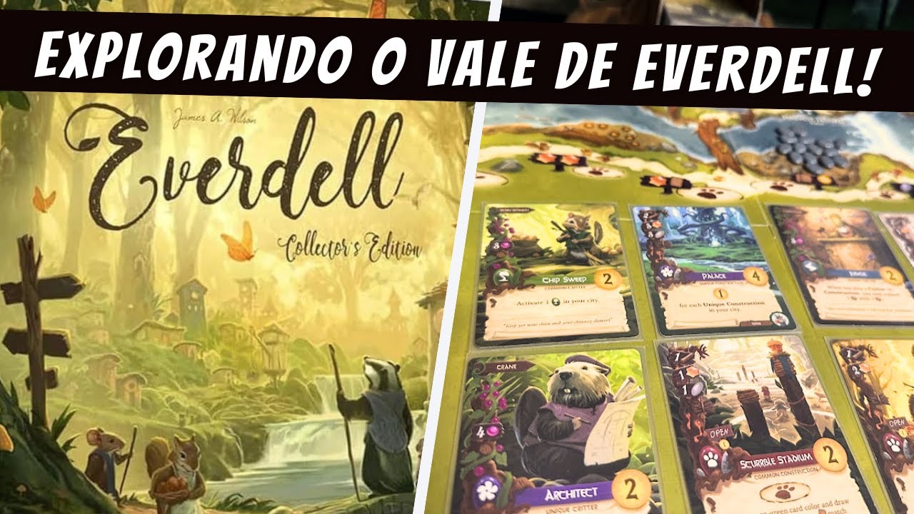Gameplay Everdell Solo + Expansão Legends | Vamos enfrentar o Ragurto!