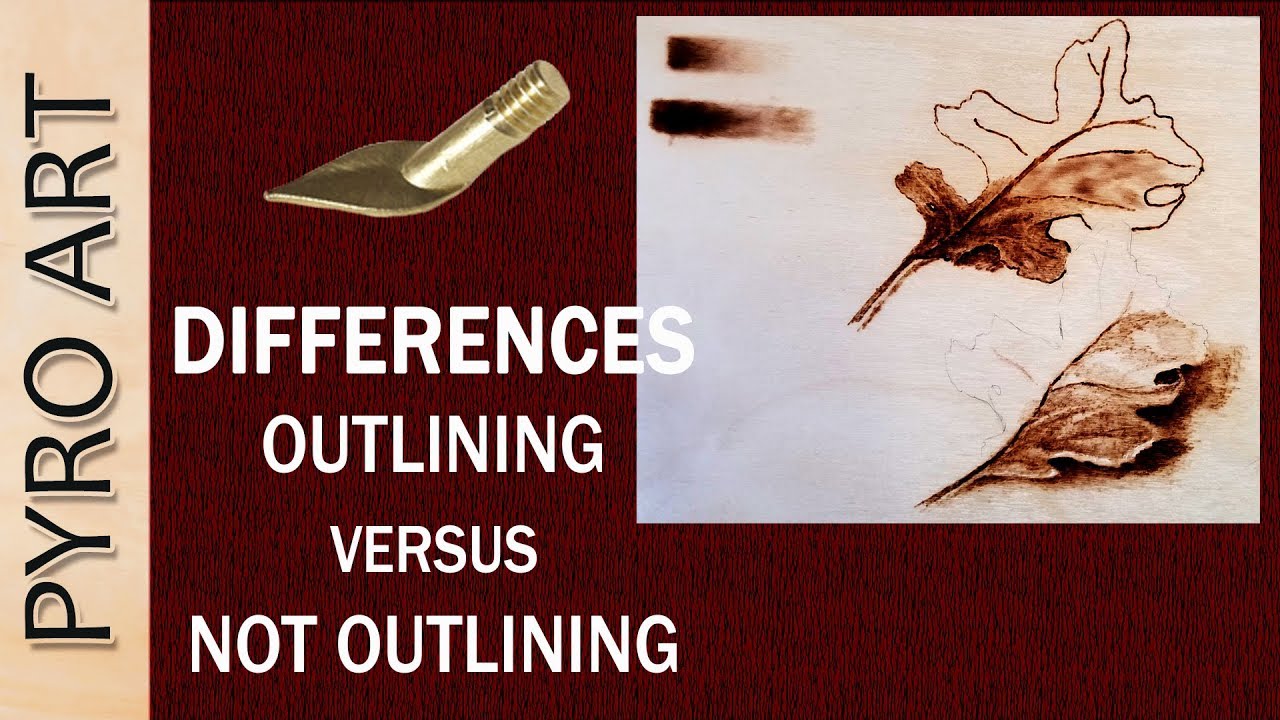 Pyrography: Wood Burning Outlines: Why you may not be achieving Realism (Voice Over)