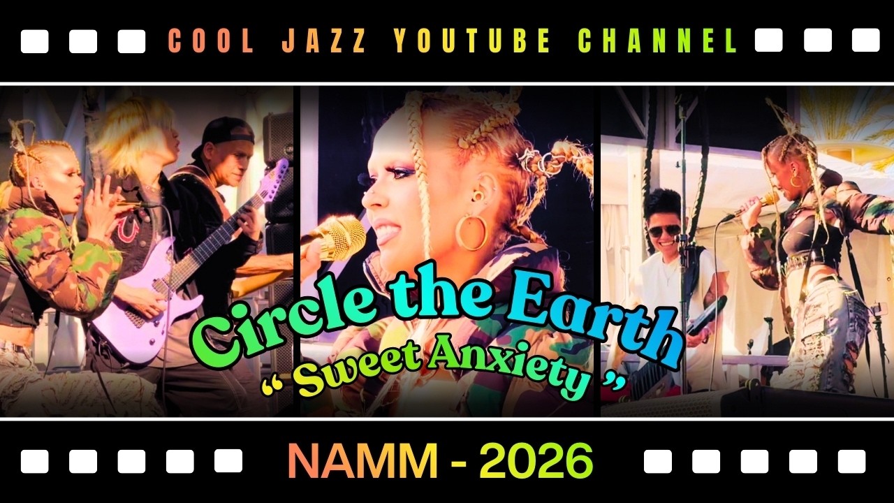 Intense #LIVE performance by Circle the Earth | #SweetAnxiety #NAMM2026 #DASAudio Stage #NAMM #AViVA