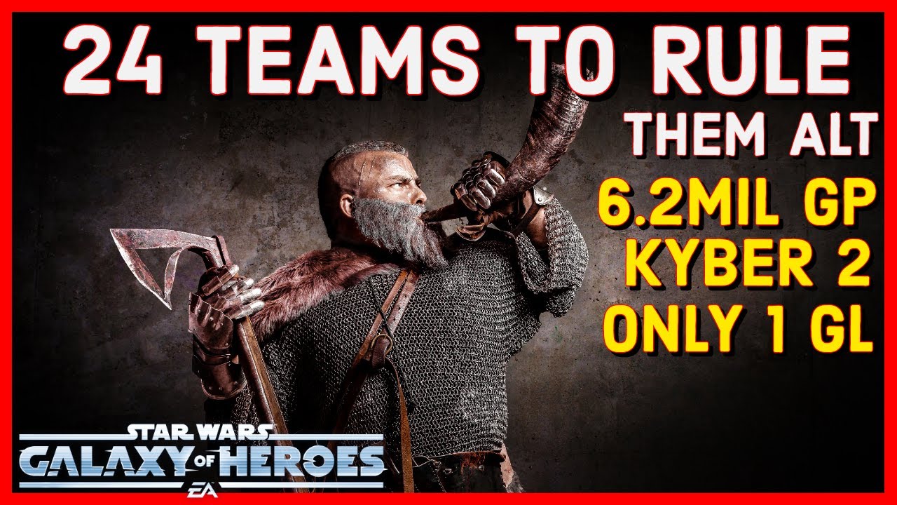 24 MIDGAME TEAMS TO USE IN KYBER 2, EVEN IF YOU HAVE NO GLs