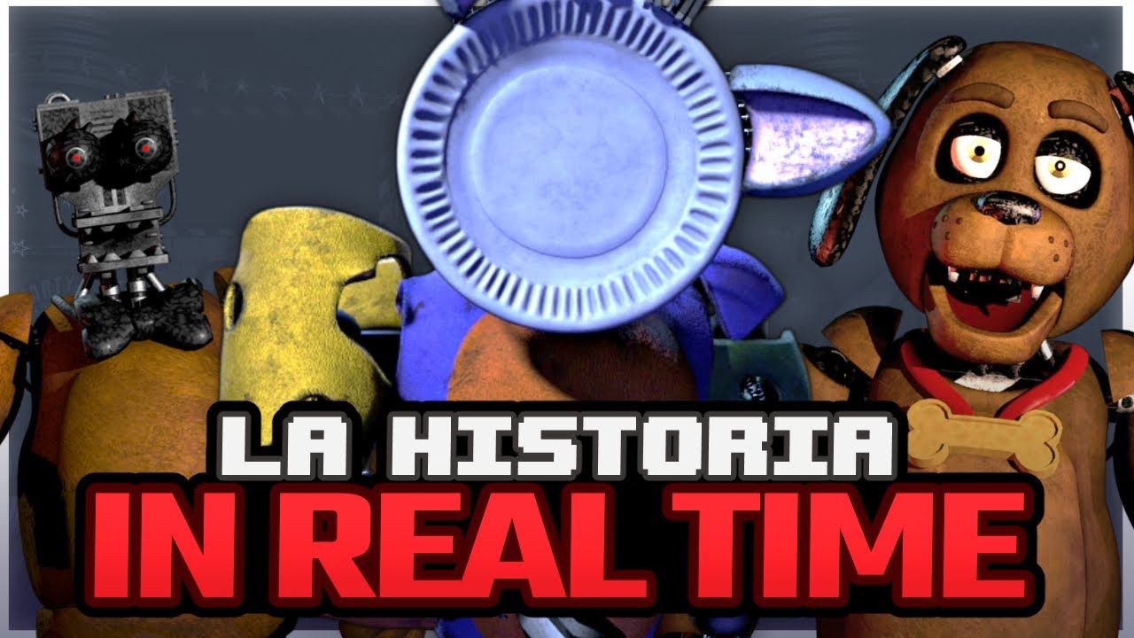 LA HISTORIA de FNAF IN REAL TIME - Five Nights at Freddys Fangame