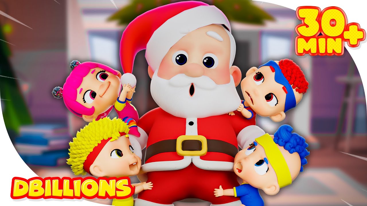 Christmas Jingle for Santa with Baby DB | Mega Compilation | D Billions Kids Songs
