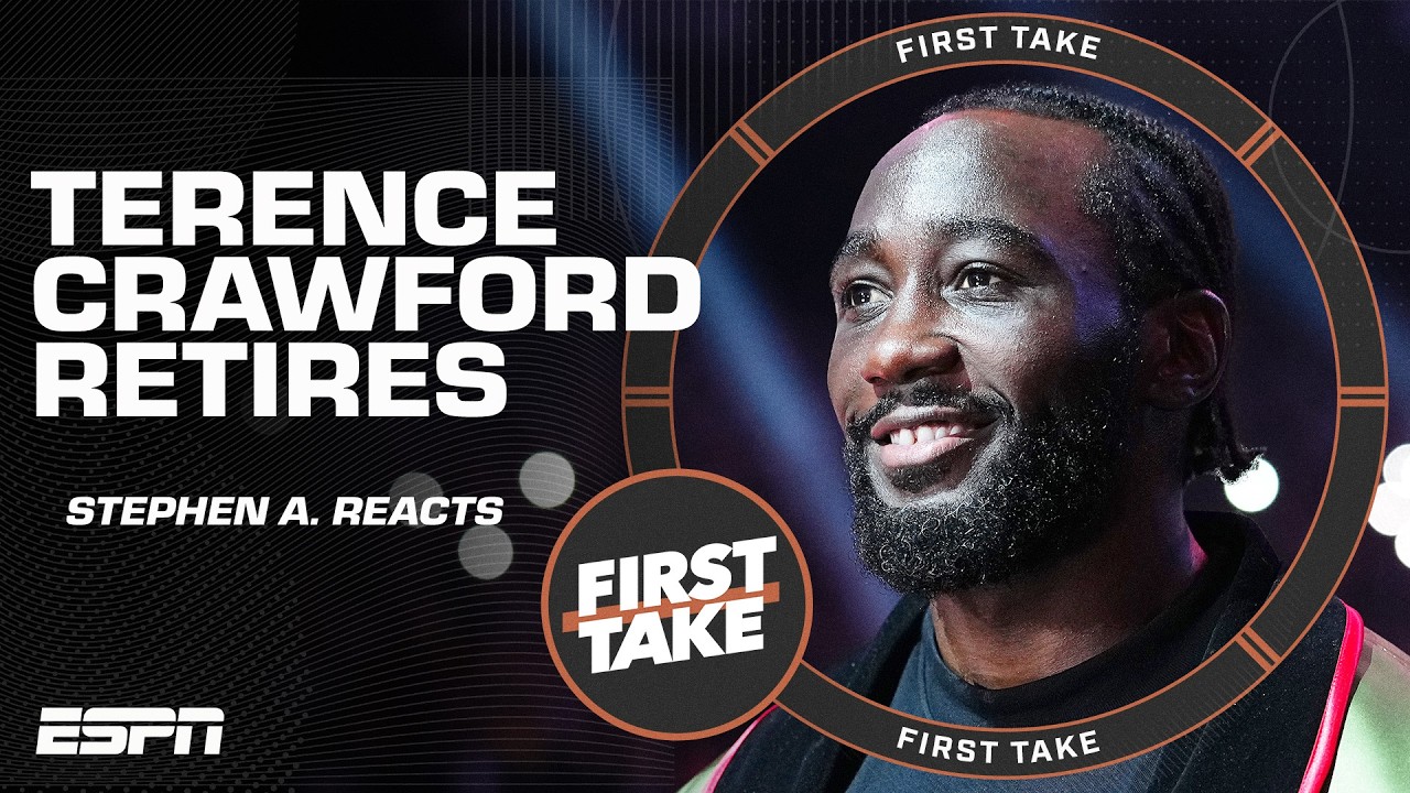 Stephen A. reacts to Terence Crawford retiring 👀 'This is going to WARRANT QUESTIONS!' | First Take