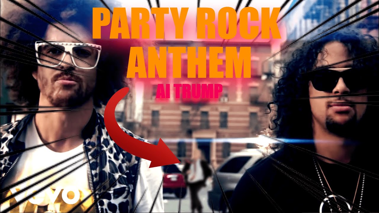 PARTY ROCK ANTHEM but it's TRUMP | LMFAO (AI Donald Trump Parody) #aipresidents #memes #party