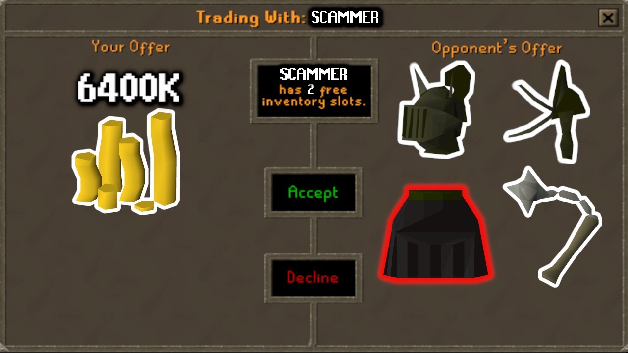 Старые мошенничества Runescape были дикими