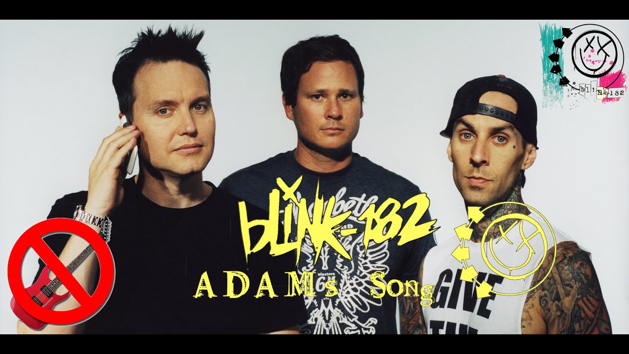 Blink 182 Adam's Song - Guitar Backing track