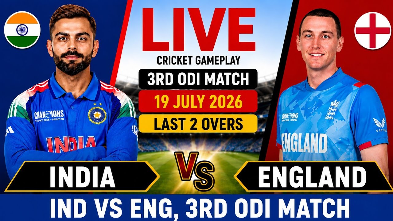 IND vs ENG 3rd ODI Highlights | India vs England 3rd ODI Match | Cricket 19 Gameplay 