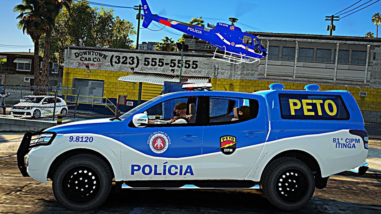 OPERAÇÃO DA PETO EM FAVELA - PMBA | GTA 5 POLICIAL