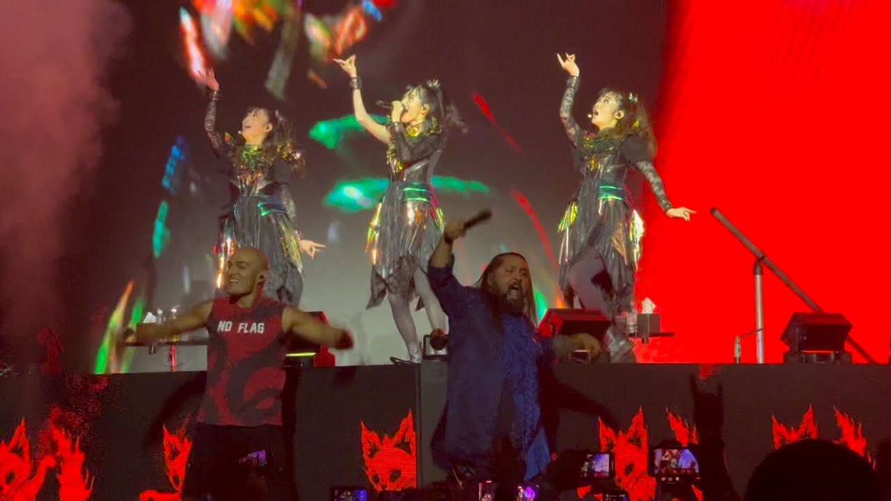BABYMETAL - Kon! Kon! (Ft. Bloodywood) - Live in Las Vegas 7/20/2025