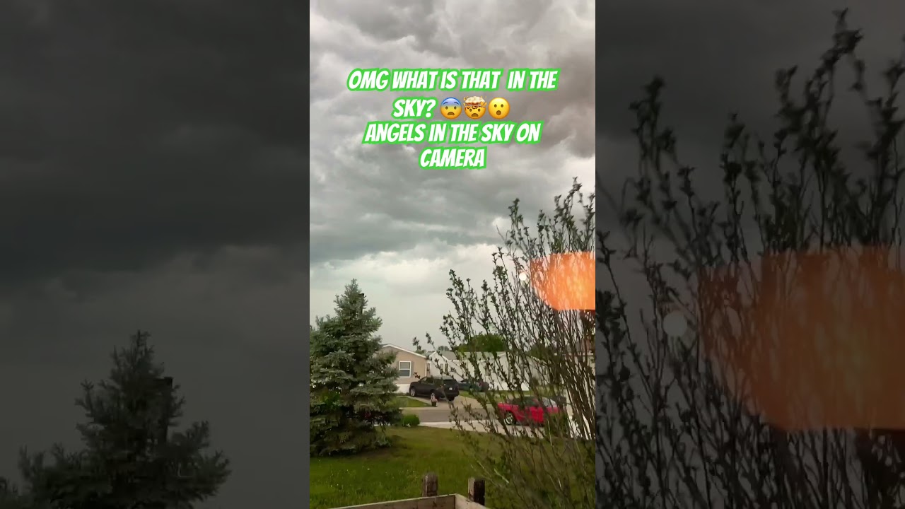 ORBS UFO UFP? Looks like an Angel or Spirits In the sky! 🙏🌈 
