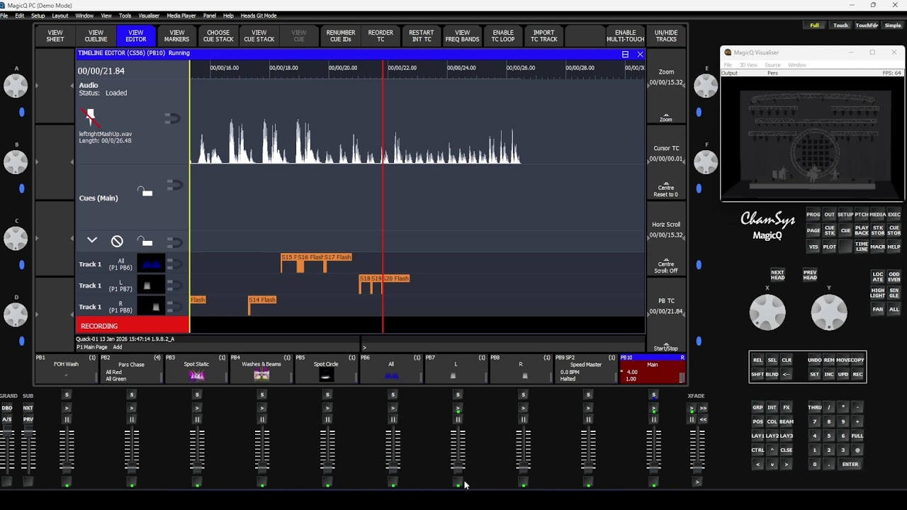 ChamSys #TrainingTuesday -  Programming with Audio and the Timeline