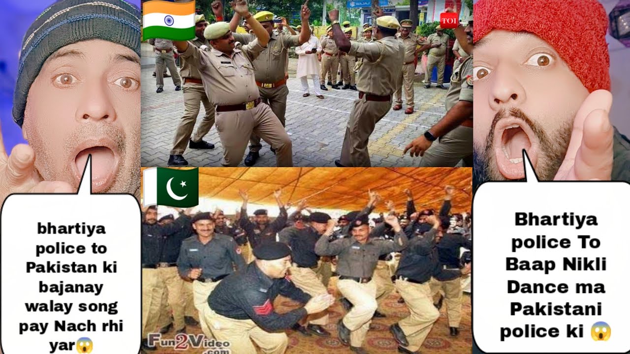 Indian Police Dance Vs Pakistani Police Dance | Pakistani Reactions