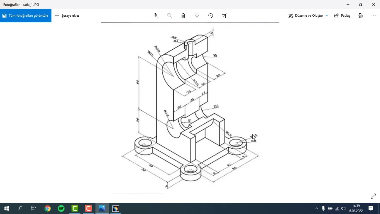Sizden Gelenler 1 / Catia 3 Boyutlu Örnekler