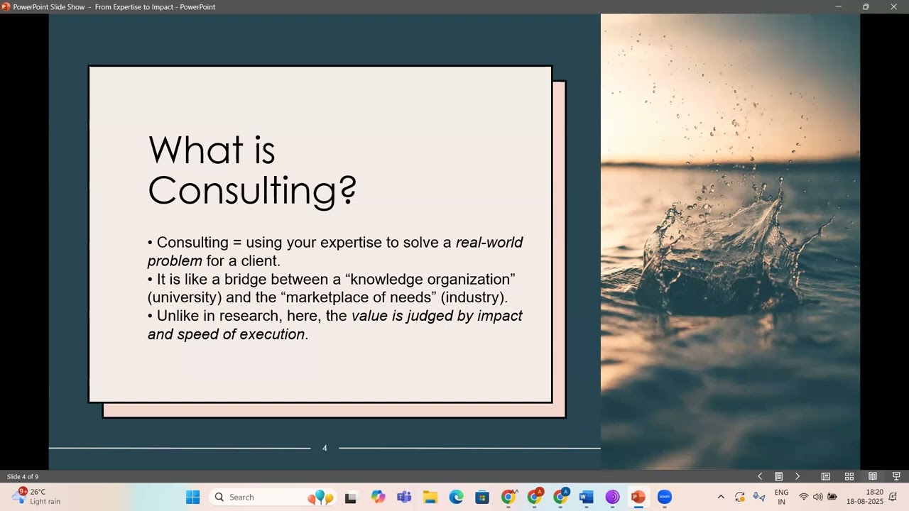 Consultation Projects in Academia | Webinar by H.R. College of Commerce & Economics