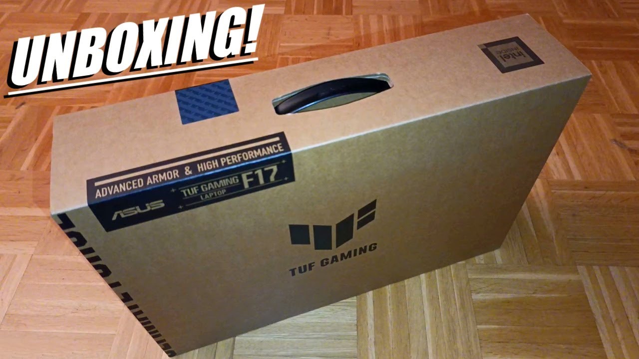 Mein erster Laptop! ASUS TUF Gaming Laptop F17 UNBOXING (Intel i7 / Nvidia 4060) Deutsch / German