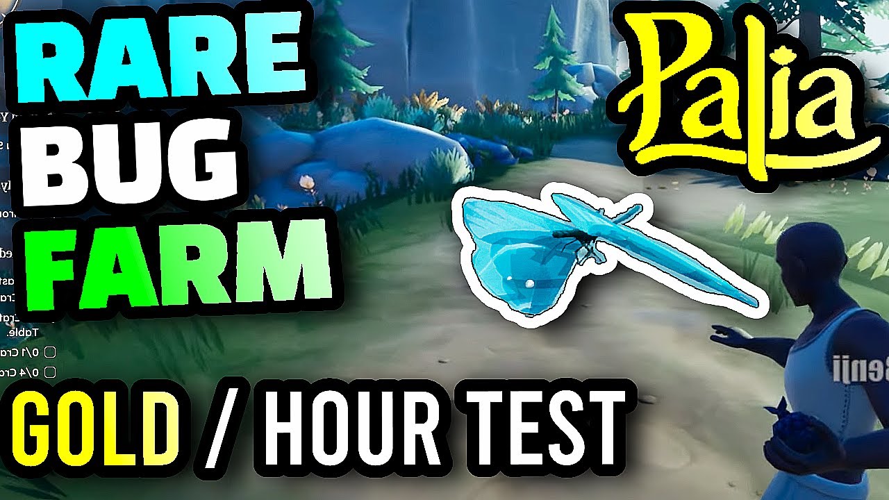 Palia - Gold Per Hour From RARE Bug Hunting, Gold Earned From Bug Farming, Bug Farm Gold Per Hour