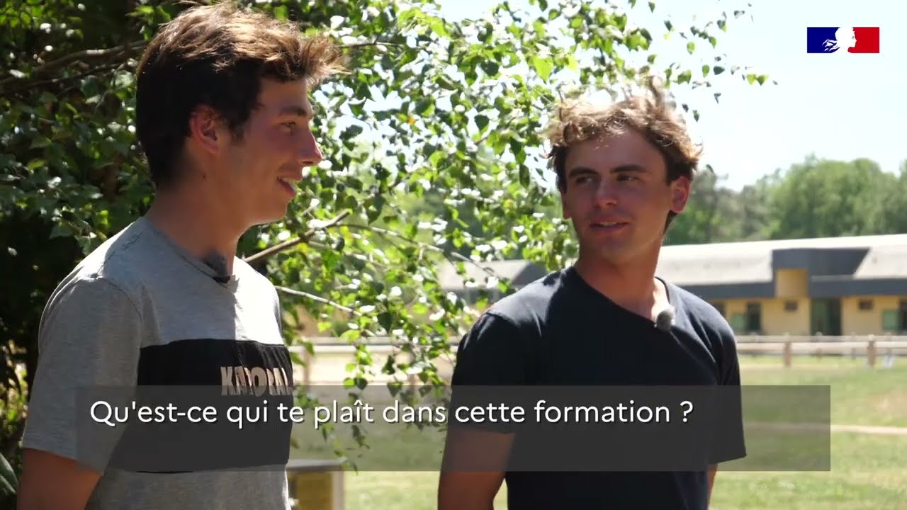 Armel Chalier et Victor Laroye, stagiaire en formation universitaire et professionnelle