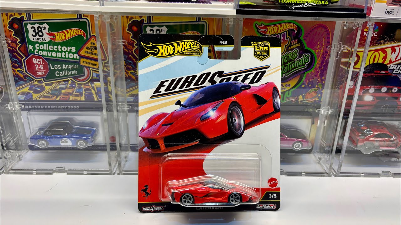 LUNBOXING REVIEW HOTWHEELS PREMIUM LA-FERRARI EURO SPEED SERIES 2025!
