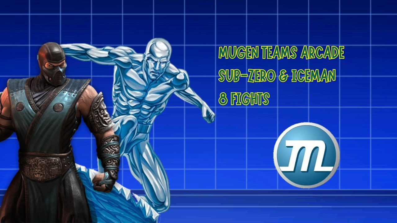 MUGEN - Sub-Zero & Iceman Teams Arcade Run (8 Fights)