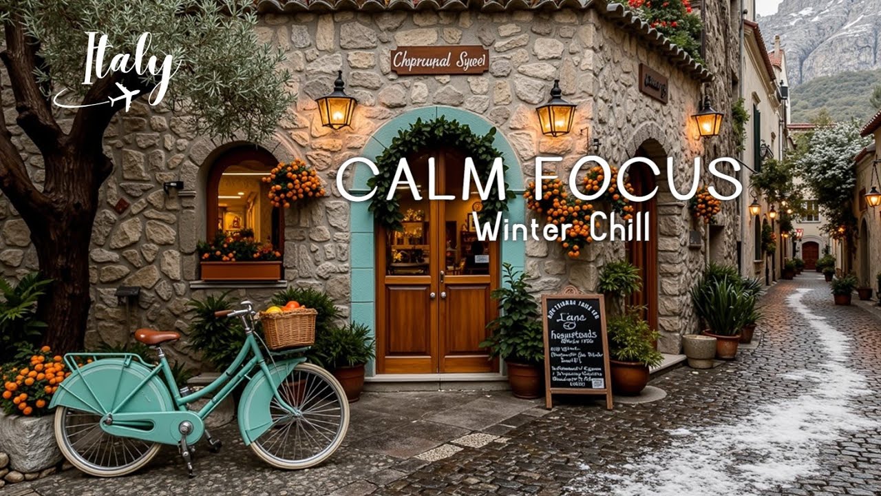 Relaxing Italian Music for Winter Nights ❄️ Уютные итальянские пейзажи и вечные мелодии