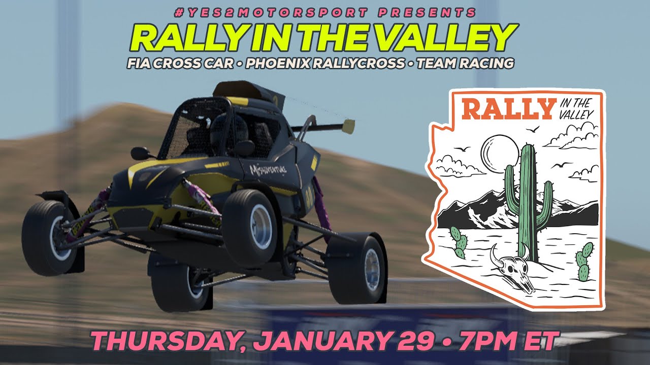 #Yes2Motorsport Rally in the Valley | FIA Cross Car iRacing Team Race