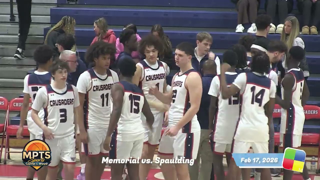 Boys Basketball, Memorial vs. Spaulding, 2/17/26