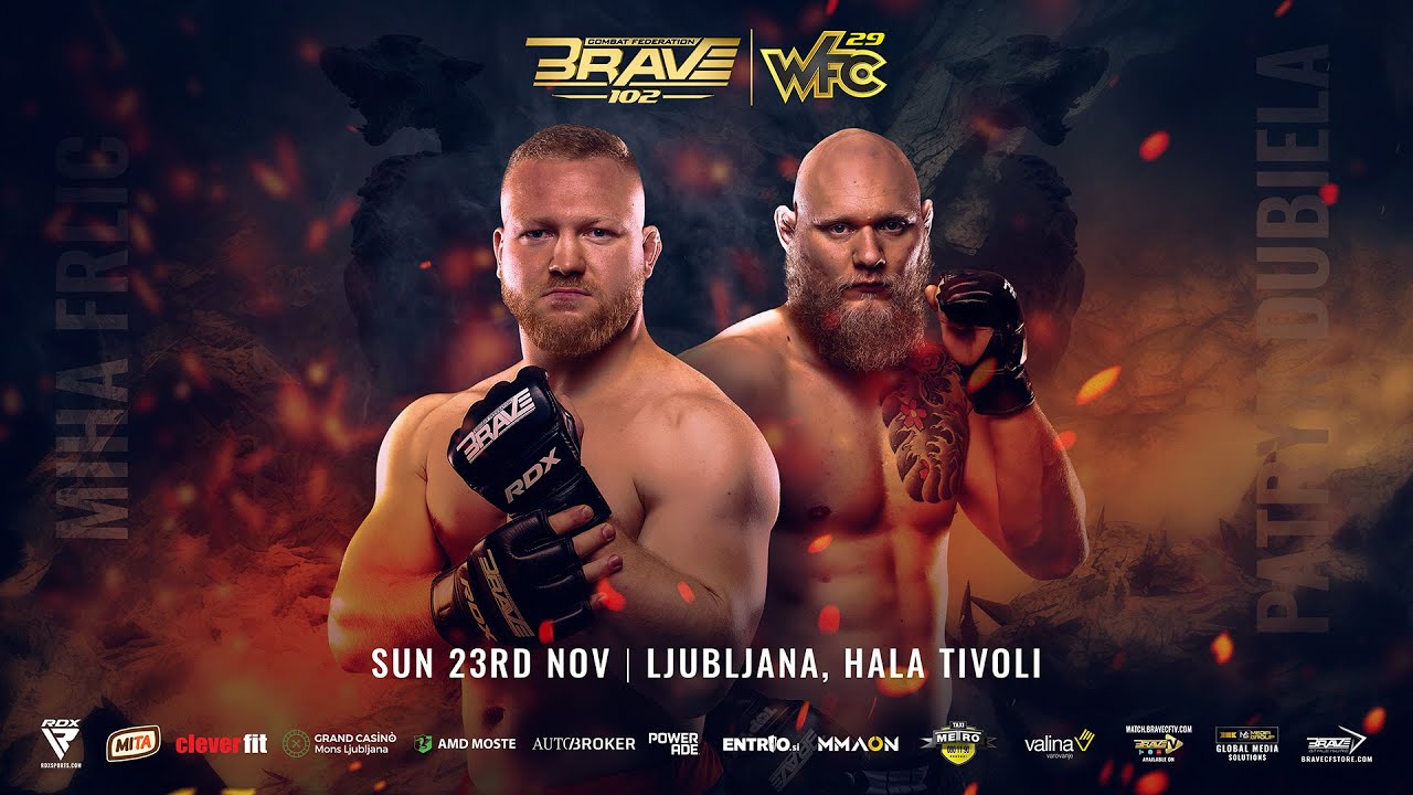 Miha Frlic vs Patryk Dubiela | Here we go | BRAVE CF 102 x WFC 29 Main Event