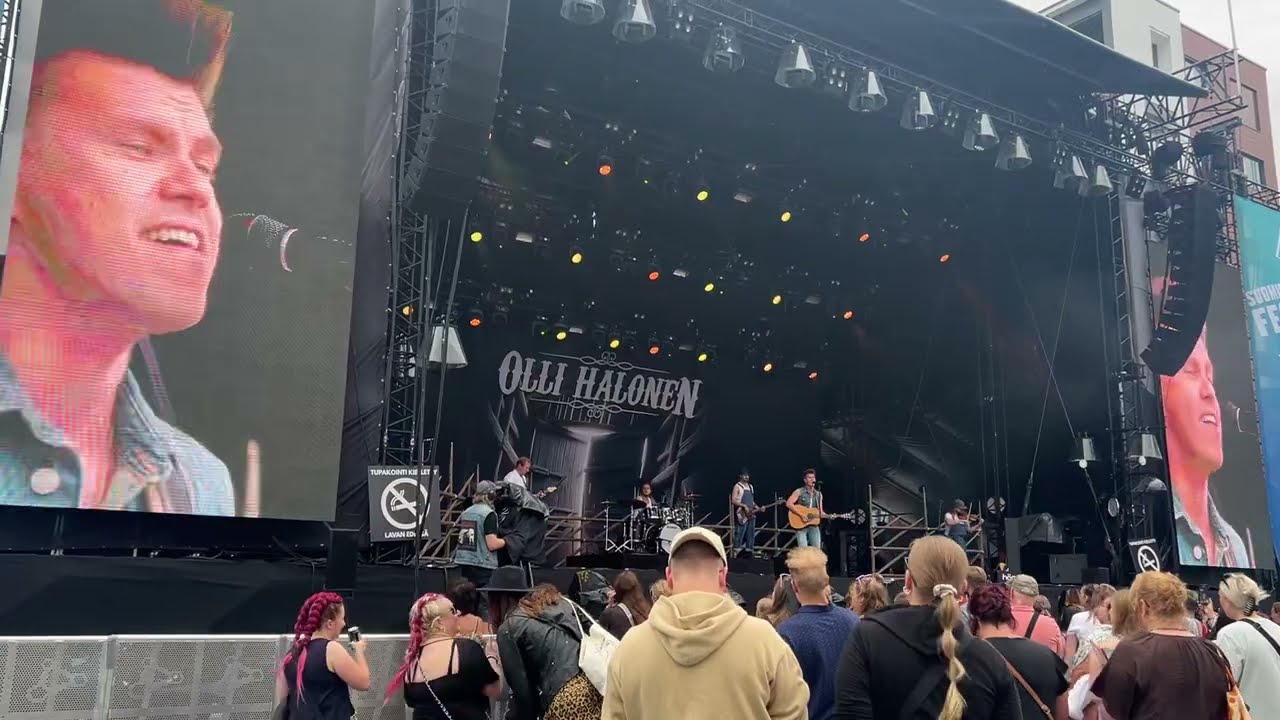 Olli Halonen - Kylä keskellä ei mitään live Suomipop Festivaali 2024 Jyväskylä