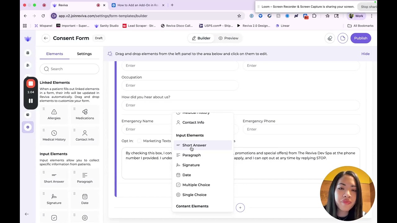Tutorial | How to create a form in Reviva