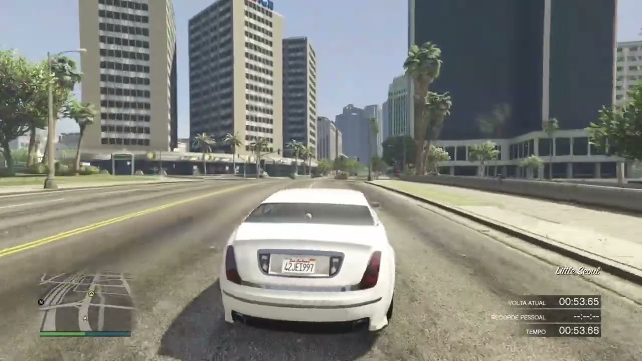 GTA V - Enus Cognoscenti Cabrio lap in The First Corporation (1080P)