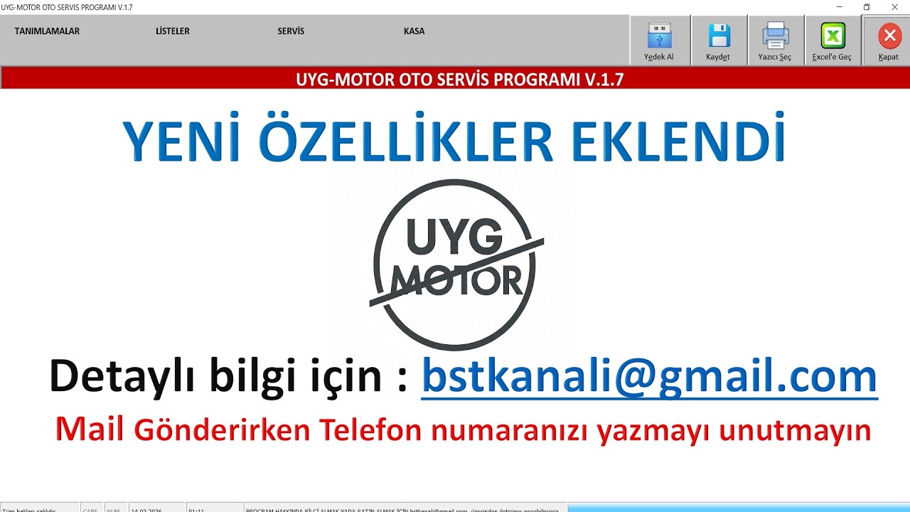 Oto Servis Programı Yeni Versiyon-TANITIM 4