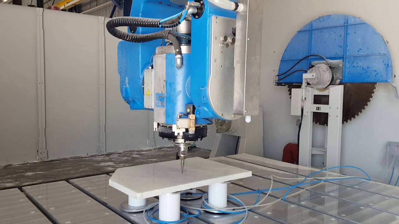 ΕΠΕΞΕΡΓΑΣΊΑ ΜΑΡΜΆΡΟΥ ΣΕ 5 ΑΞΌΝΩΝ CNC/ PROCESSING MARBE ON A 5 AXIS CNC MACHINE